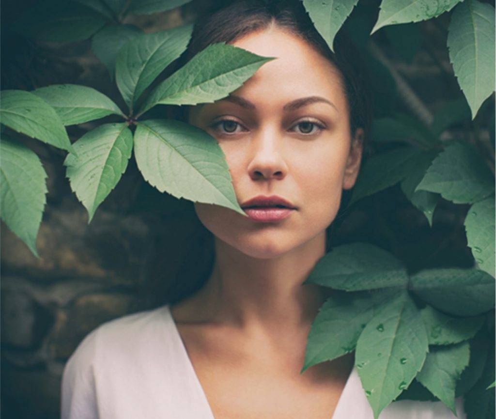 Young woman beauty Portrait, skincare, rasaderm